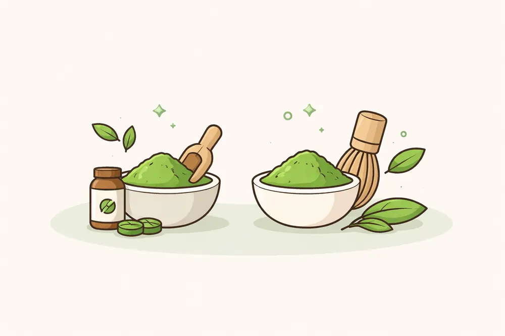 Chlorella vs Matcha