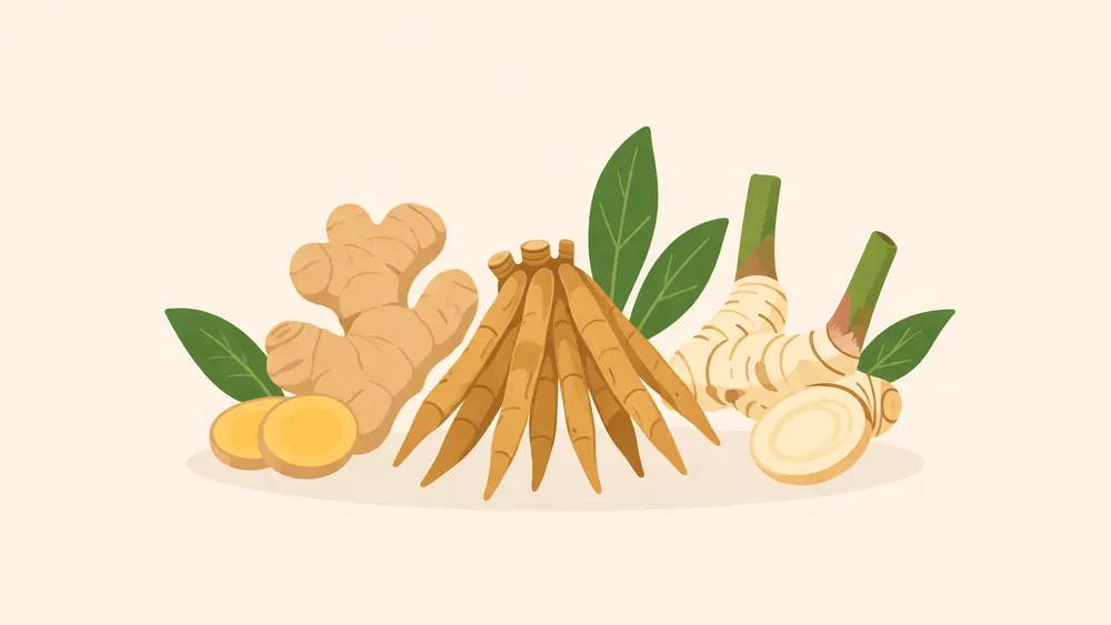 Fingerroot vs Ginger vs Galangal