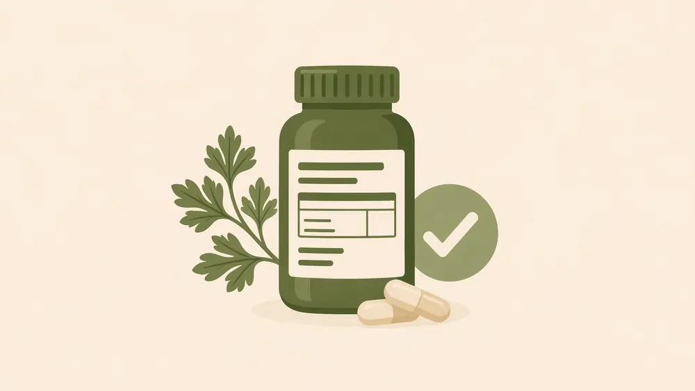 How to Read a Parsley Capsules Label