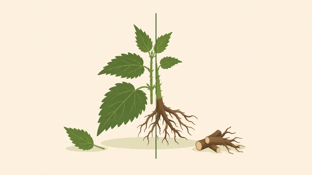 Nettle Leaf vs Nettle Root