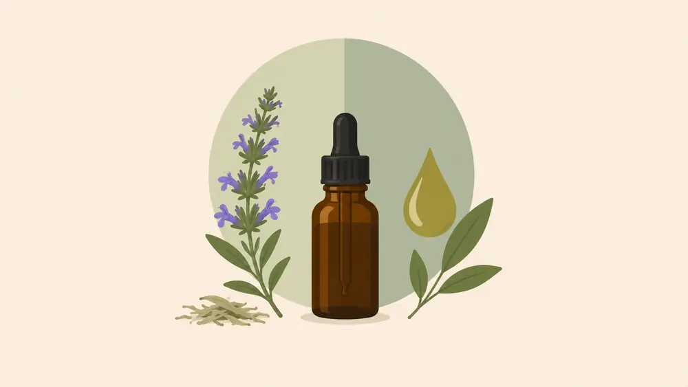 Hyssop Essential Oil vs Hyssop Herb